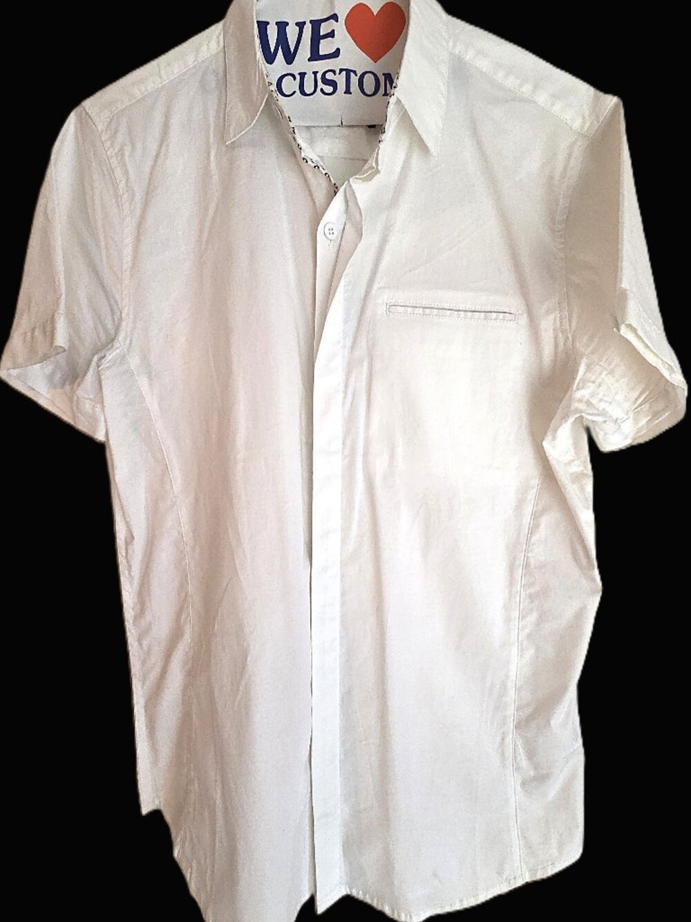 Kenneth Cole New York Short-Sleeve Shirt – Slim Fit – Size Small – Brand New